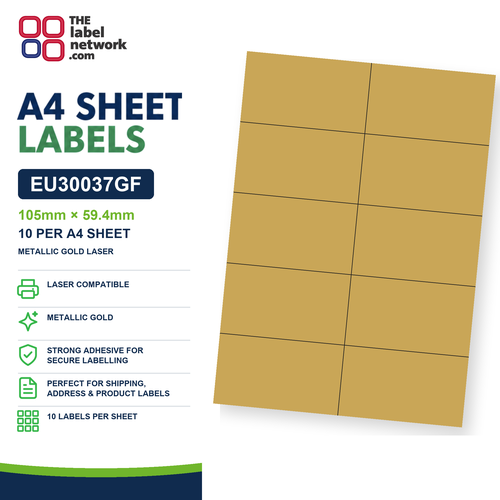 EU30037GF A4 Labels 105 x 59mm