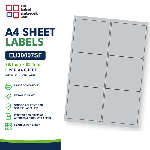 EU30007SF A4 Labels 99.1 x 93.1mm