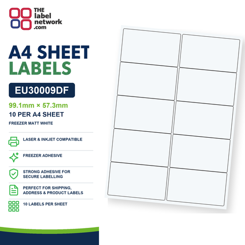 EU30009DF A4 Labels 99.1 x 57.3mm