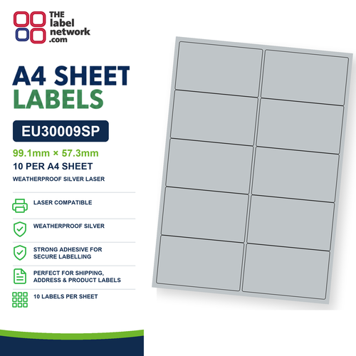 EU30009SP A4 Labels 99.1 x 57.3mm