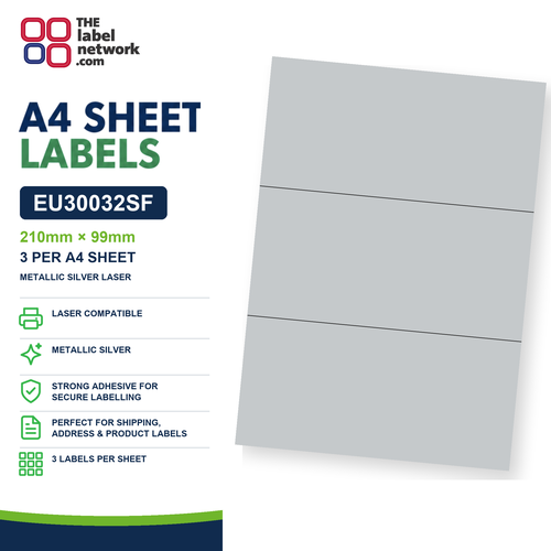EU30032SF A4 Labels 210 x 99mm